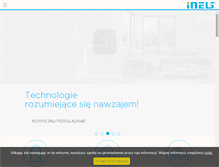 Tablet Screenshot of inels.pl